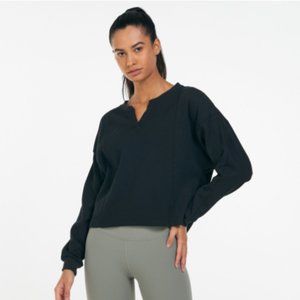 Nike Yoga Luxe Oversized Waffle Long Sleeve
